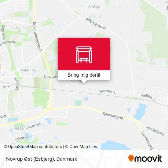 Novrup Øst (Esbjerg) kort