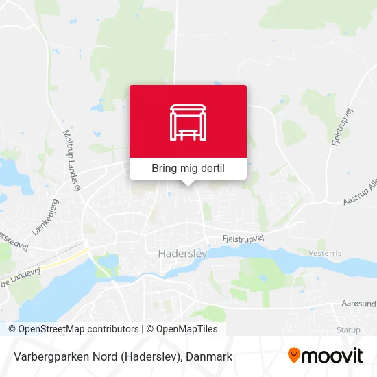 Varbergparken Nord (Haderslev) kort