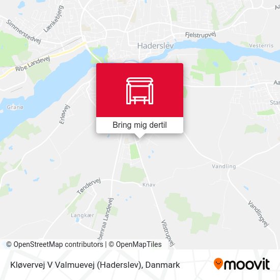 Kløvervej V Valmuevej (Haderslev) kort