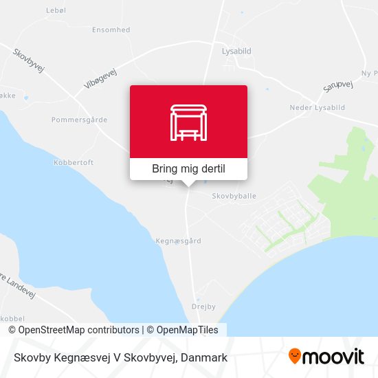 Skovby Kegnæsvej V Skovbyvej kort