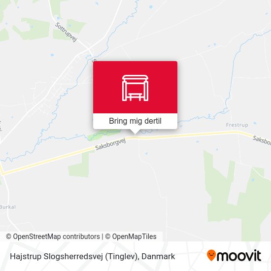 Hajstrup Slogsherredsvej (Tinglev) kort