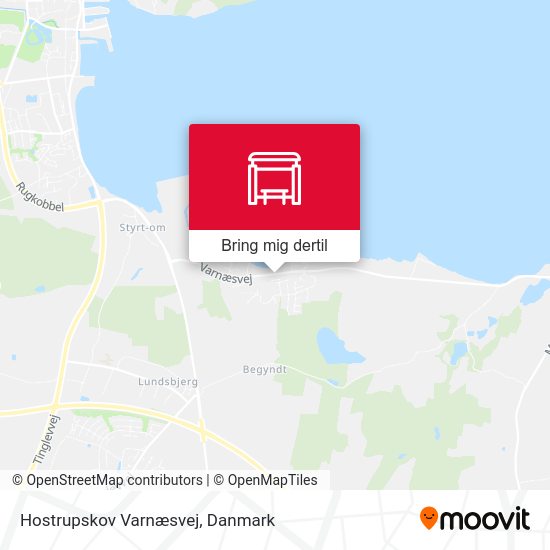 Hostrupskov Varnæsvej kort