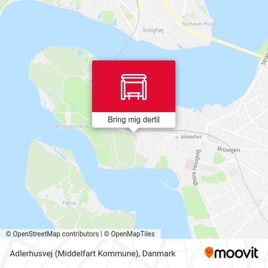 Adlerhusvej (Middelfart Kommune) kort