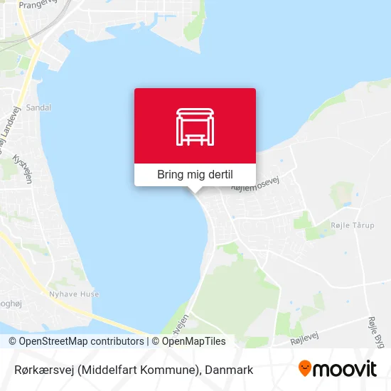 Rørkærsvej (Middelfart Kommune) kort