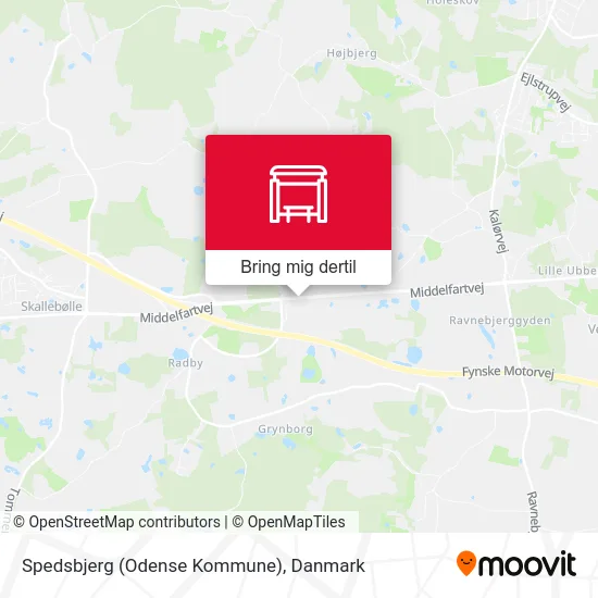 Spedsbjerg (Odense Kommune) kort