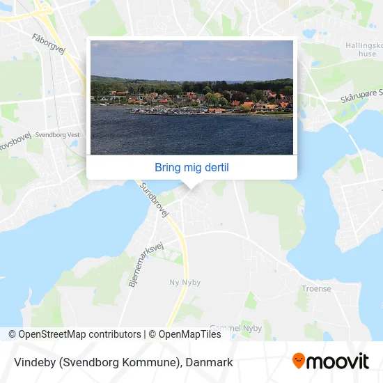 Vindeby (Svendborg Kommune) kort