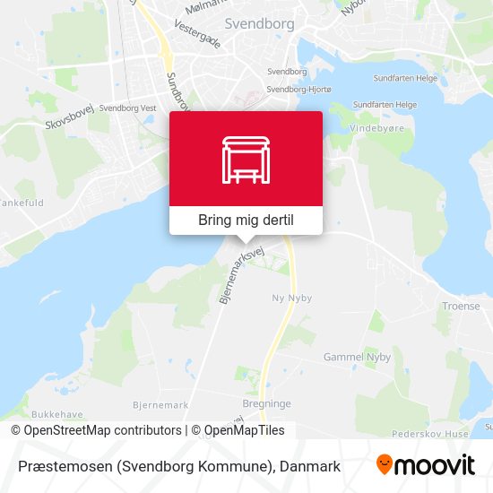 Præstemosen (Svendborg Kommune) kort
