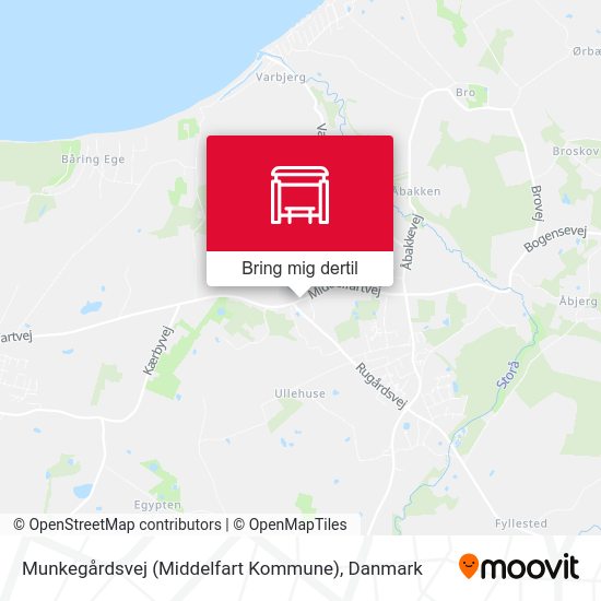 Munkegårdsvej (Middelfart Kommune) kort