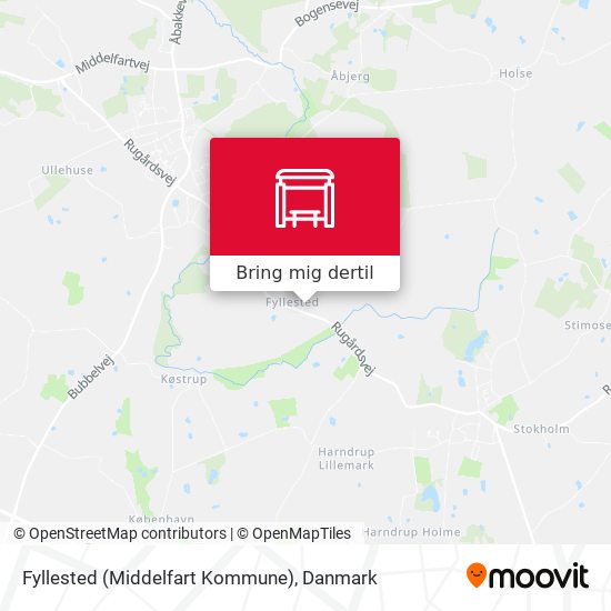 Fyllested (Middelfart Kommune) kort