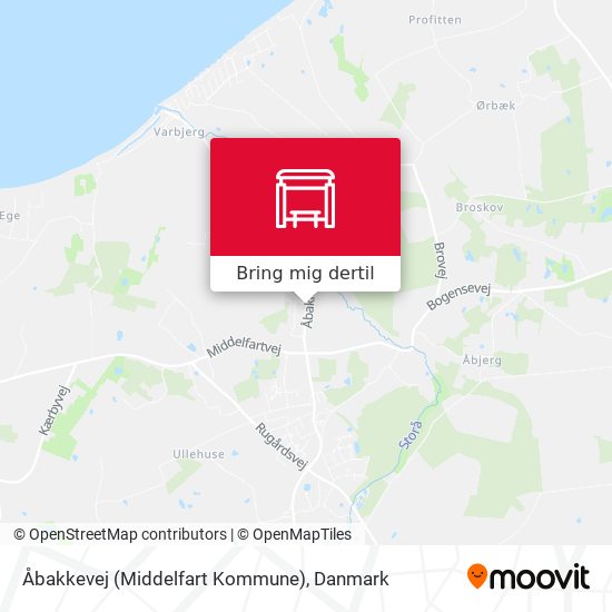 Åbakkevej (Middelfart Kommune) kort