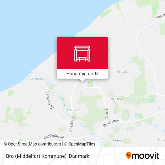Bro (Middelfart Kommune) kort