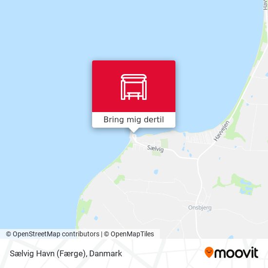 Sælvig Havn (Færge) kort