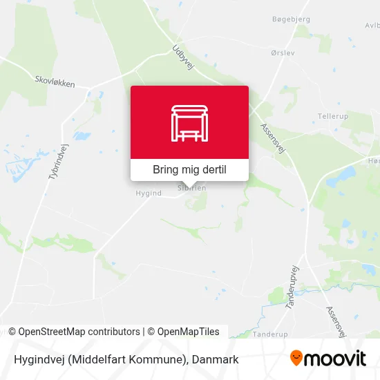Hygindvej (Middelfart Kommune) kort