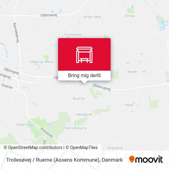 Trollesøvej / Ruerne (Assens Kommune) kort