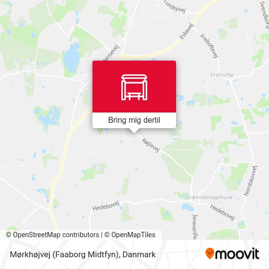 Mørkhøjvej (Faaborg Midtfyn) kort