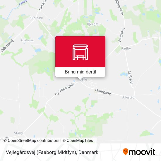 Vejlegårdsvej (Faaborg Midtfyn) kort
