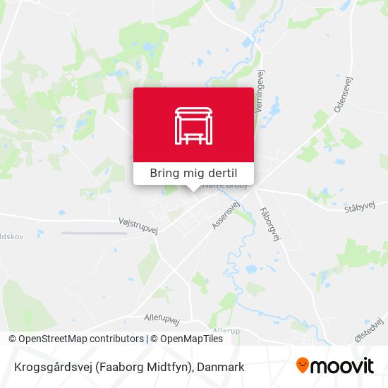 Krogsgårdsvej (Faaborg Midtfyn) kort