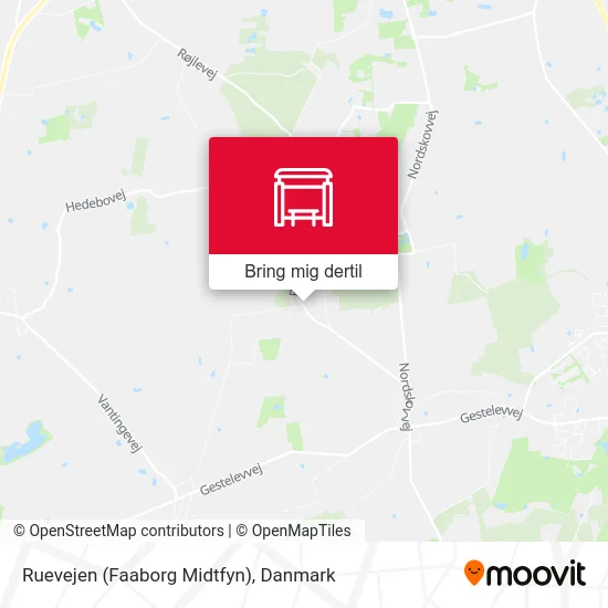 Ruevejen (Faaborg Midtfyn) kort