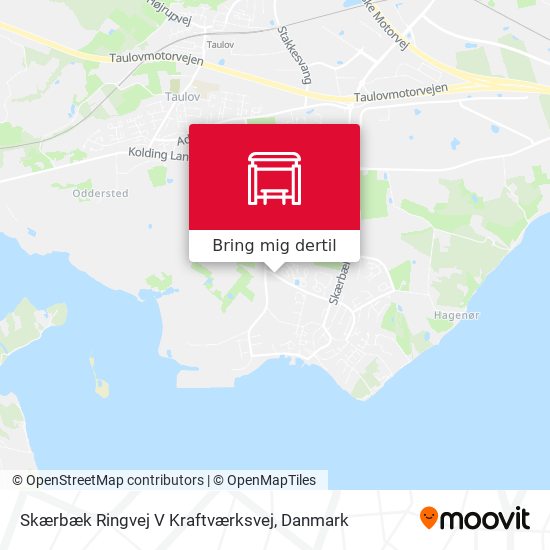 Skærbæk Ringvej V Kraftværksvej kort