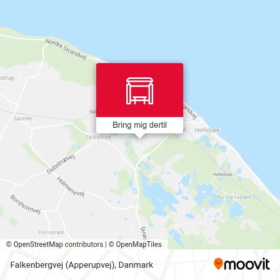 Falkenbergvej (Apperupvej) kort