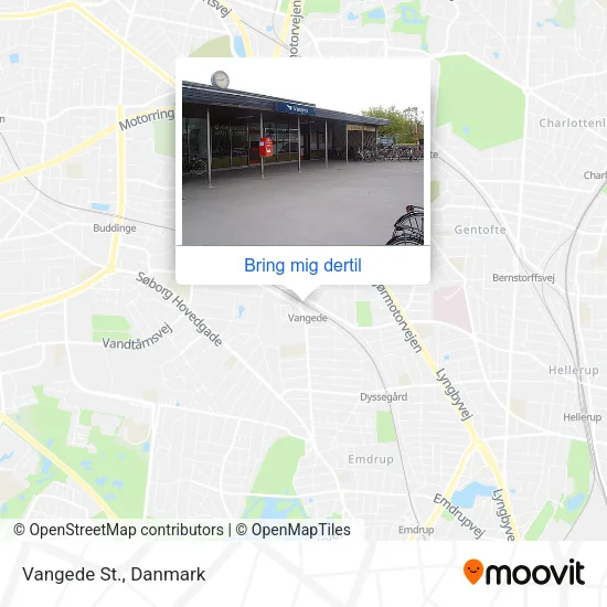 Vangede St. kort