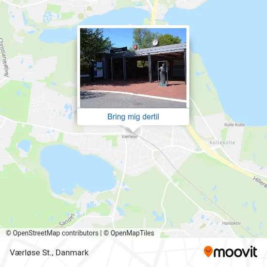 Værløse St. kort