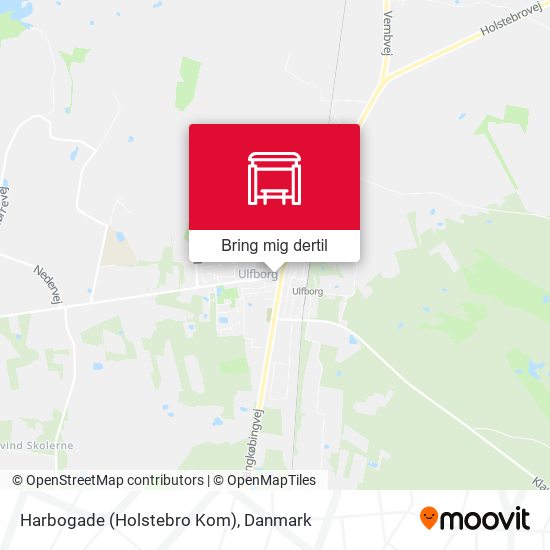 Harbogade (Holstebro Kom) kort