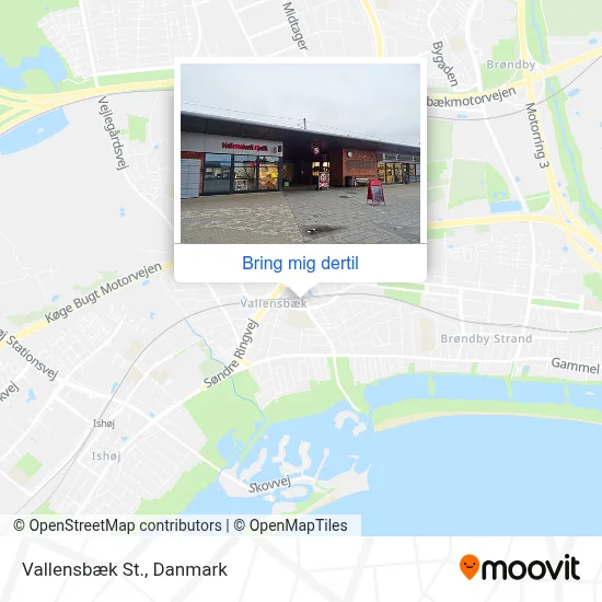 Vallensbæk St. kort