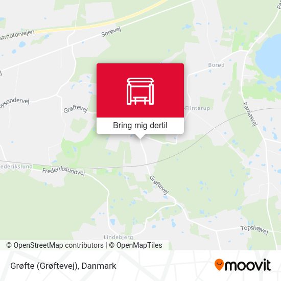 Grøfte (Grøftevej) kort