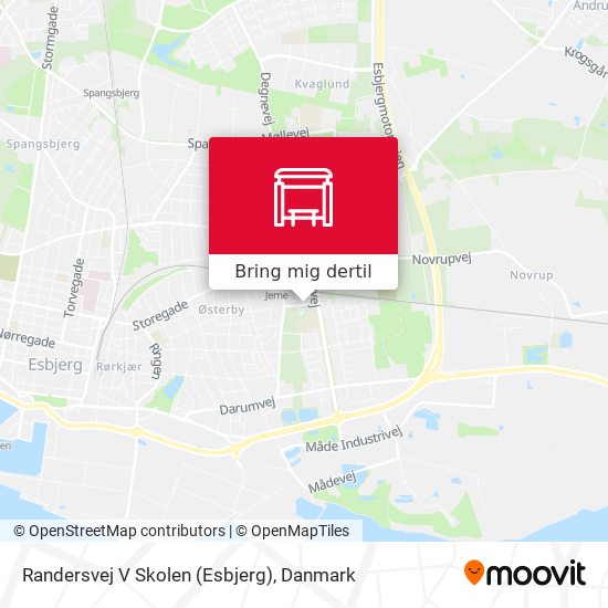 Randersvej V Skolen (Esbjerg) kort
