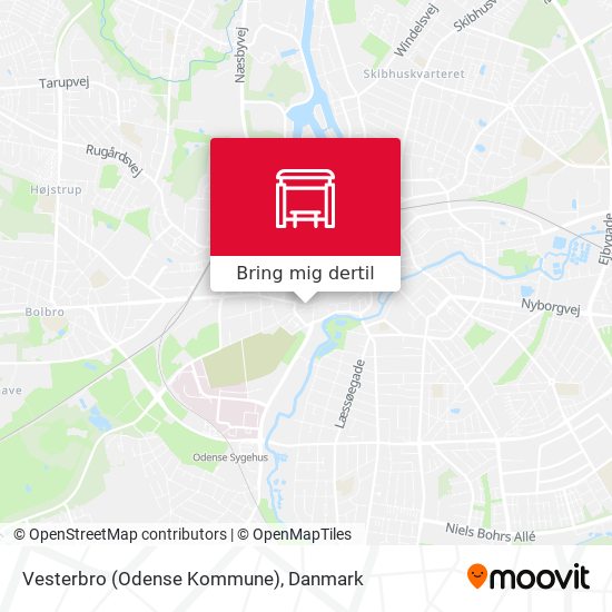 Vesterbro (Odense Kommune) kort