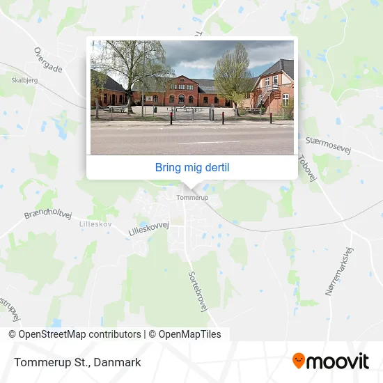Tommerup St. kort