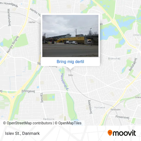 Islev St. kort