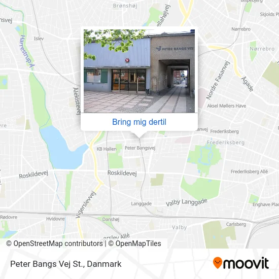 Peter Bangs Vej St. kort