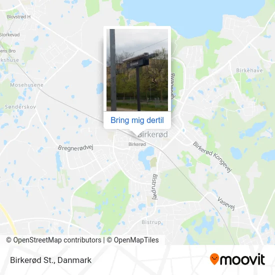 Birkerød St. kort