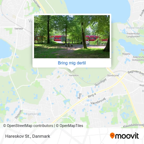 Hareskov St. kort