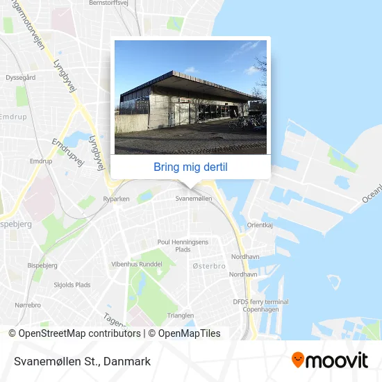 Svanemøllen St. kort