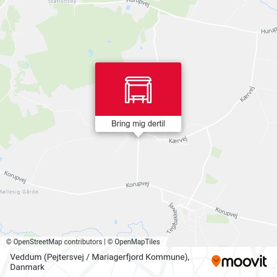 Veddum (Pejtersvej / Mariagerfjord Kommune) kort