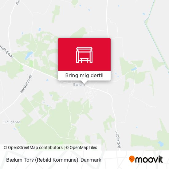 Bælum Torv (Rebild Kommune) kort