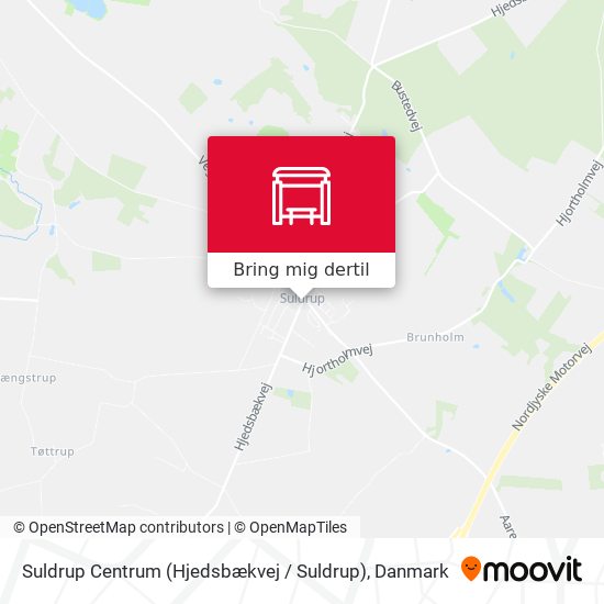 Suldrup Centrum (Hjedsbækvej / Suldrup) kort