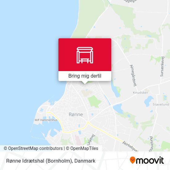 Rønne Idrætshal (Bornholm) kort
