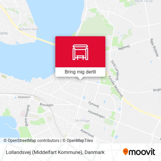 Lollandsvej (Middelfart Kommune) kort