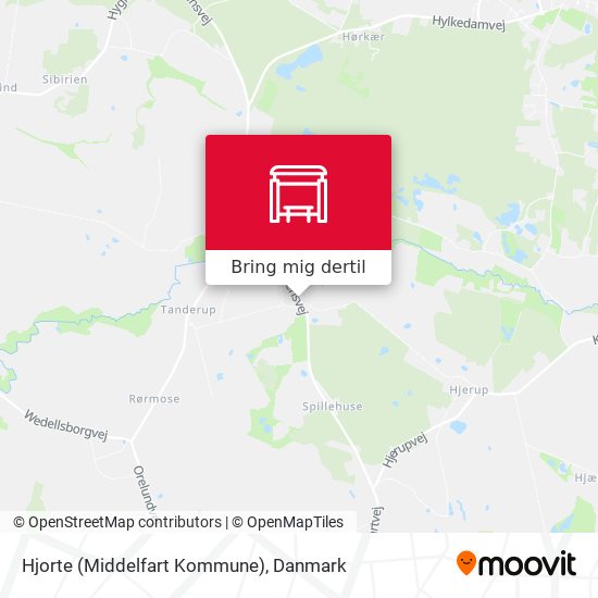 Hjorte (Middelfart Kommune) kort