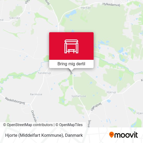 Hjorte (Middelfart Kommune) kort