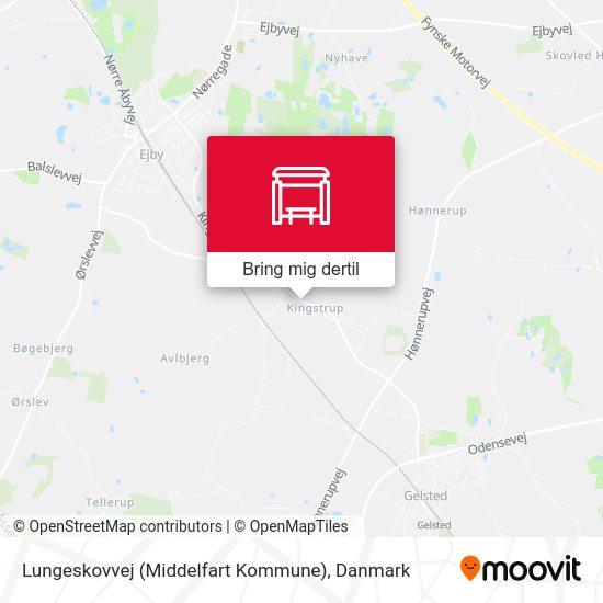 Lungeskovvej (Middelfart Kommune) kort