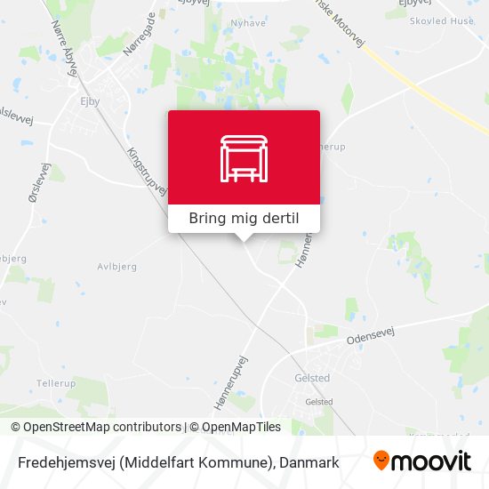 Fredehjemsvej (Middelfart Kommune) kort