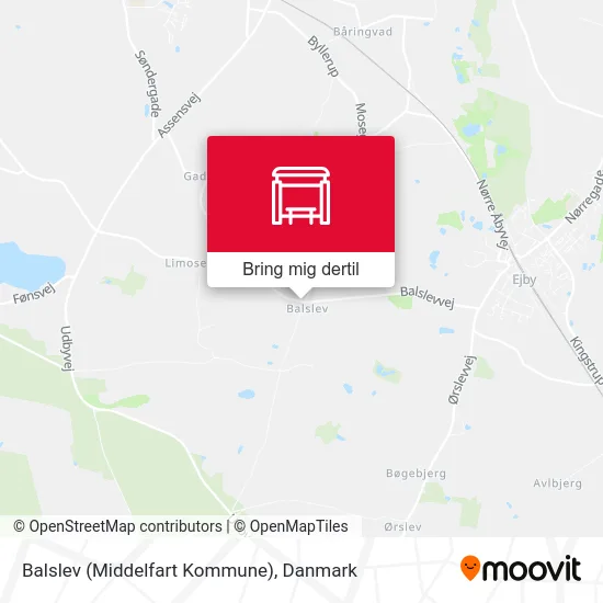Balslev (Middelfart Kommune) kort