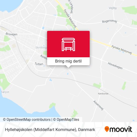 Hyllehøjskolen (Middelfart Kommune) kort