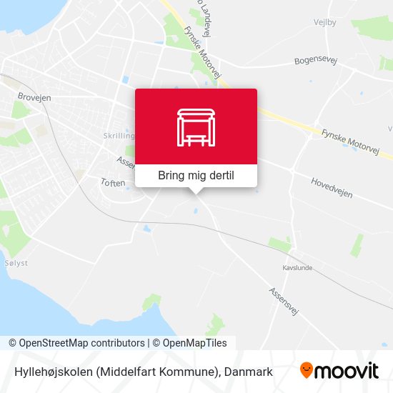 Hyllehøjskolen (Middelfart Kommune) kort