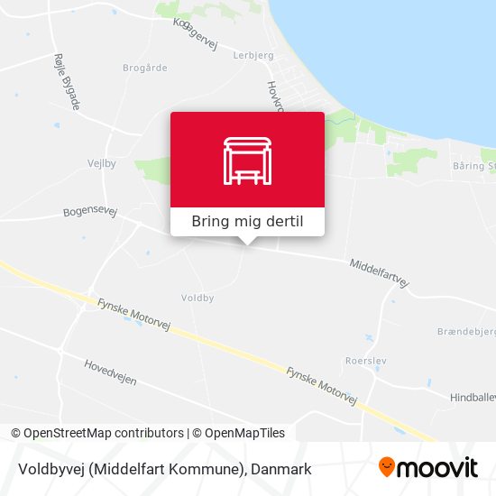 Voldbyvej (Middelfart Kommune) kort